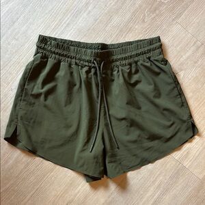 Athleta Dark Green Athletic Shorts